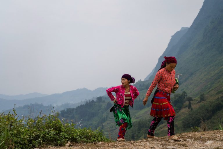 Women Ethnic on the road